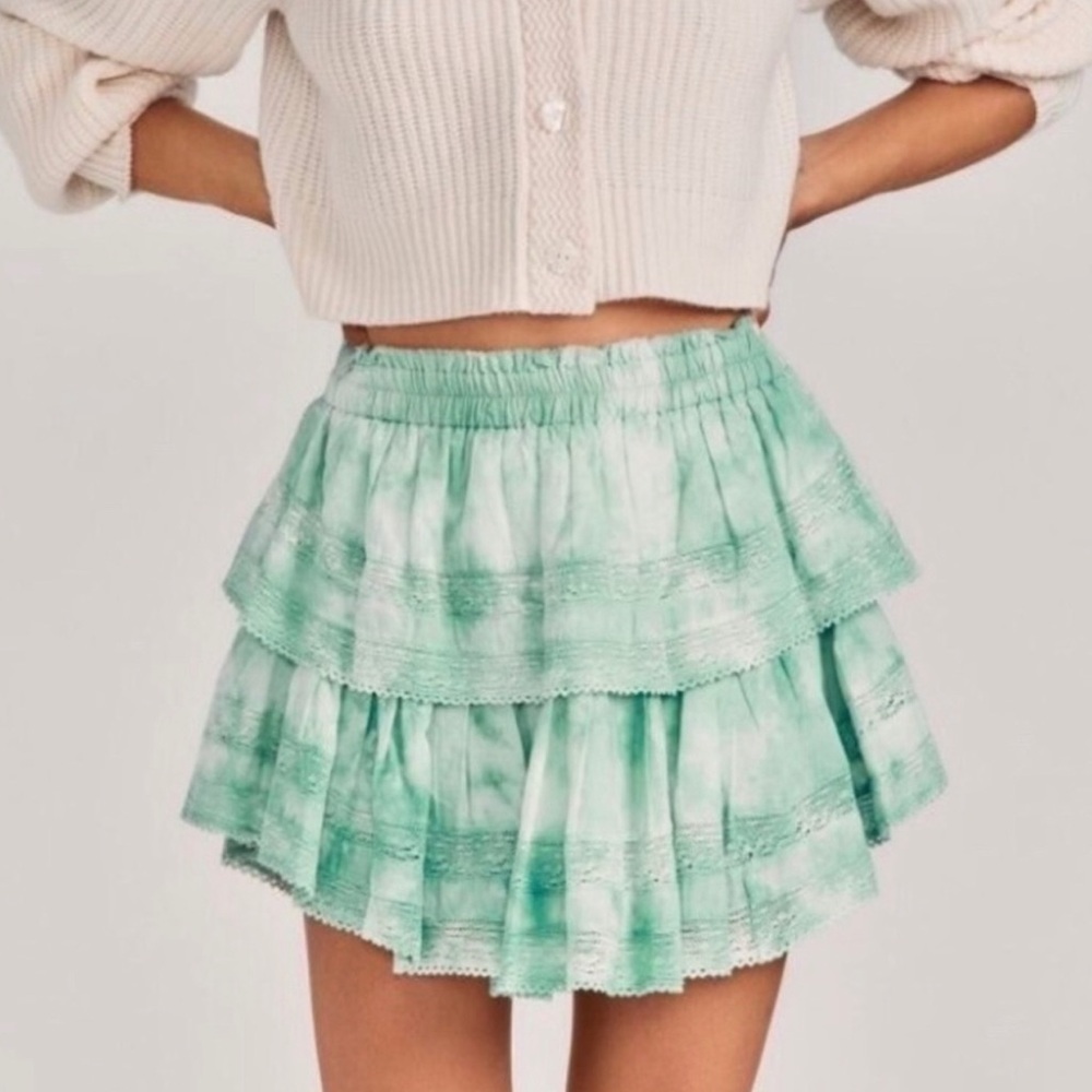 LoveShack Fancy Ruffle Heritage Skirt.